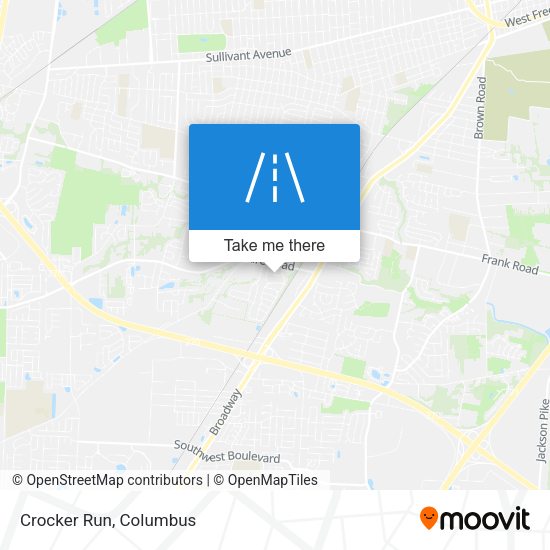 Mapa de Crocker Run