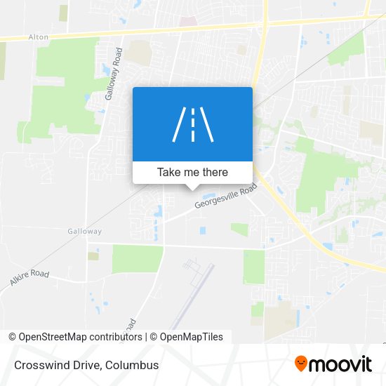 Mapa de Crosswind Drive