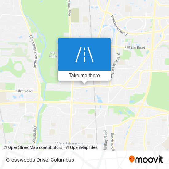 Mapa de Crosswoods Drive