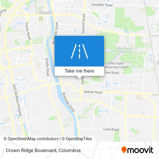 Crown Ridge Boulevard map