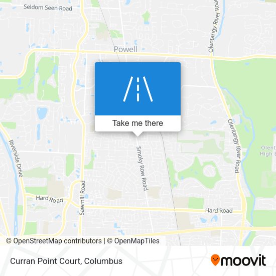 Mapa de Curran Point Court