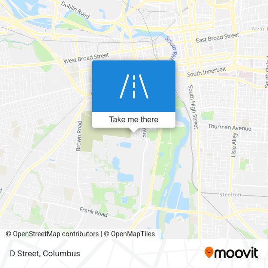 Mapa de D Street