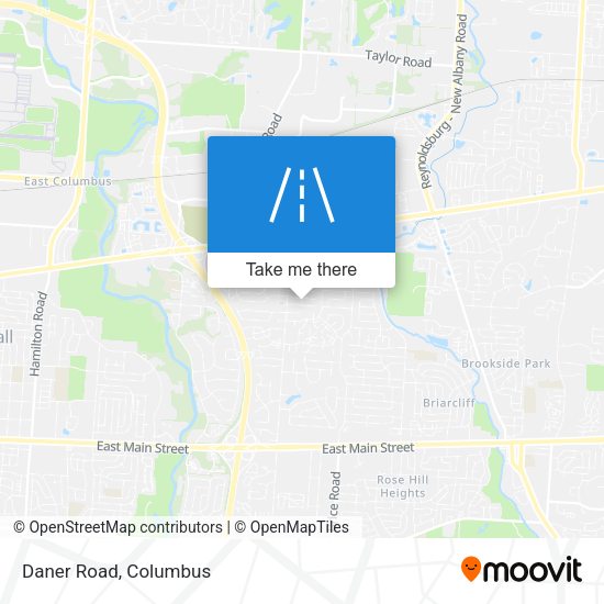 Mapa de Daner Road
