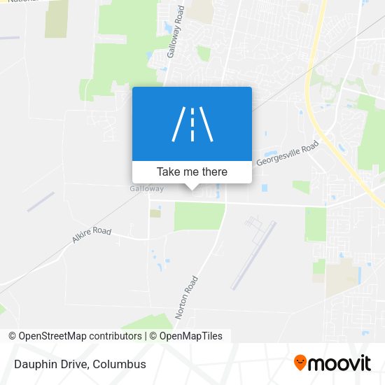 Mapa de Dauphin Drive
