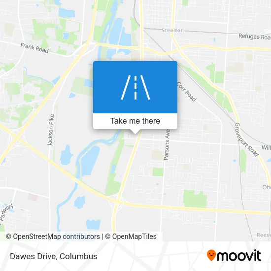 Dawes Drive map