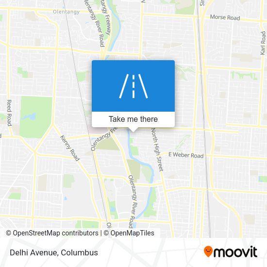 Mapa de Delhi Avenue