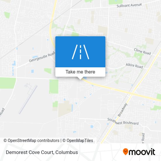 Demorest Cove Court map