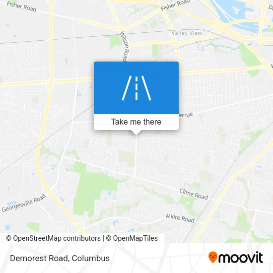 Demorest Road map