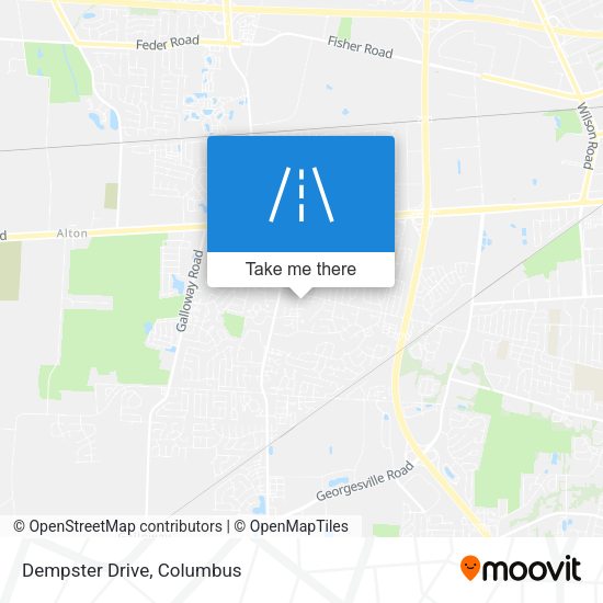 Dempster Drive map