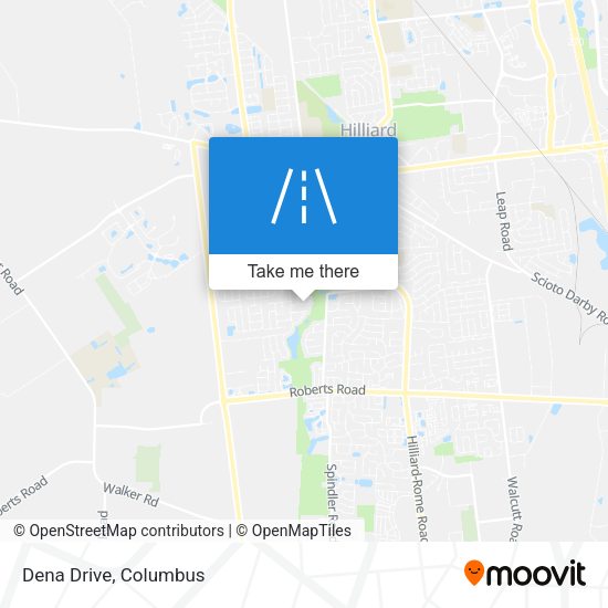 Mapa de Dena Drive