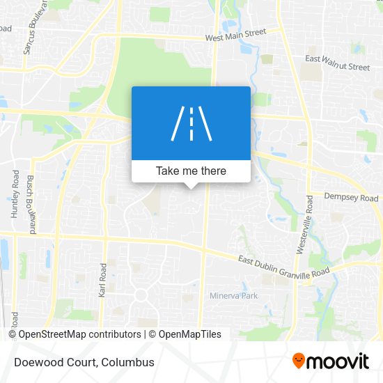Mapa de Doewood Court