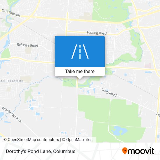 Dorothy's Pond Lane map