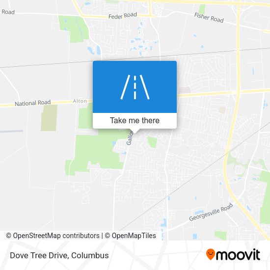 Mapa de Dove Tree Drive