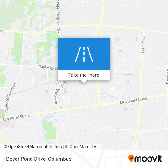 Dover Pond Drive map