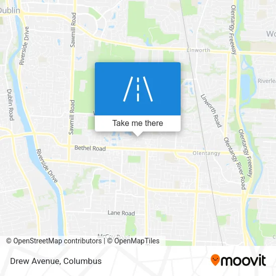 Mapa de Drew Avenue