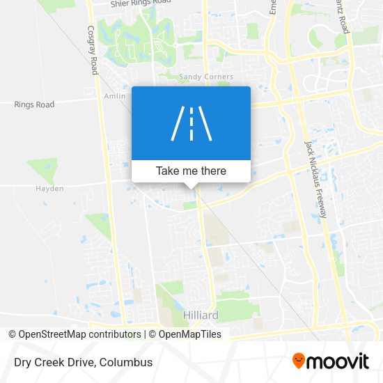 Mapa de Dry Creek Drive
