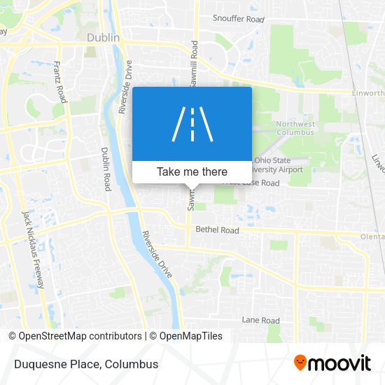 Mapa de Duquesne Place