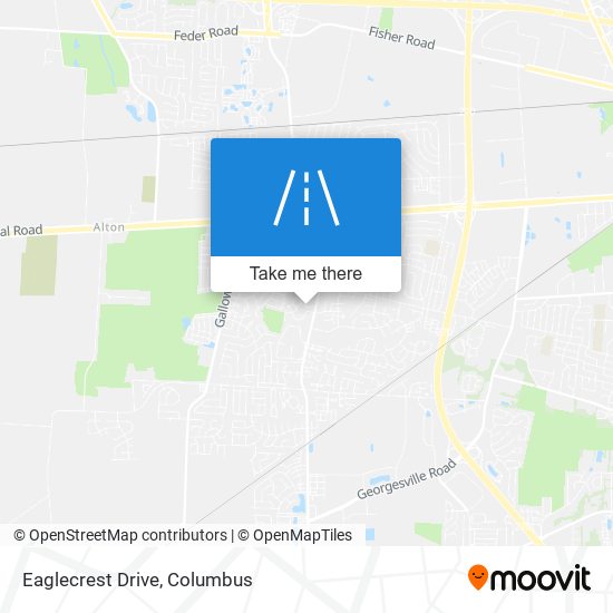 Eaglecrest Drive map