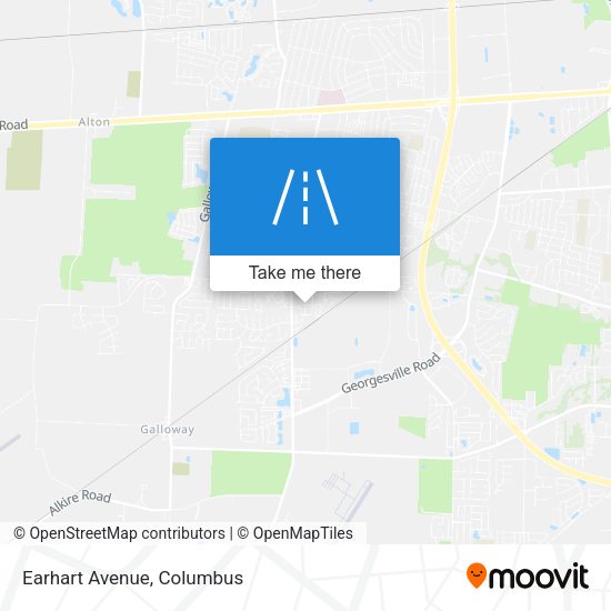 Mapa de Earhart Avenue