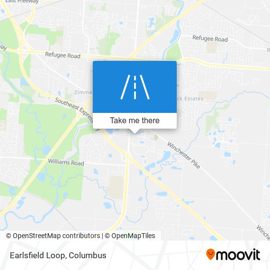 Earlsfield Loop map