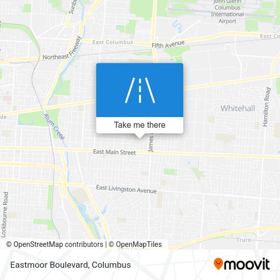 Eastmoor Boulevard map
