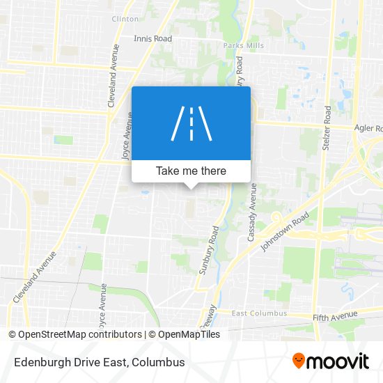 Mapa de Edenburgh Drive East