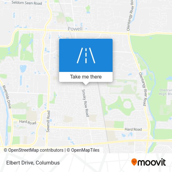 Mapa de Elbert Drive