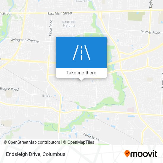 Endsleigh Drive map