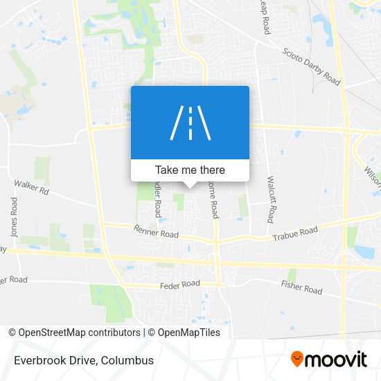 Mapa de Everbrook Drive