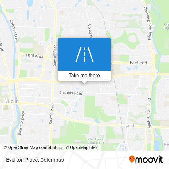 Mapa de Everton Place