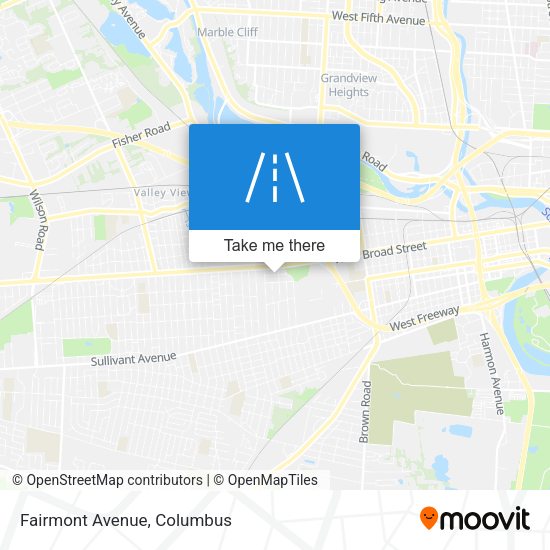 Mapa de Fairmont Avenue