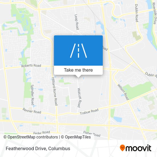 Featherwood Drive map