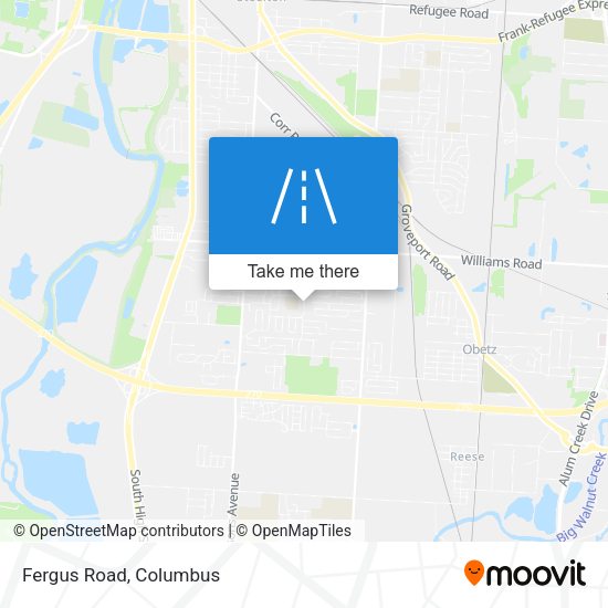 Mapa de Fergus Road