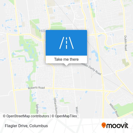 Flagler Drive map