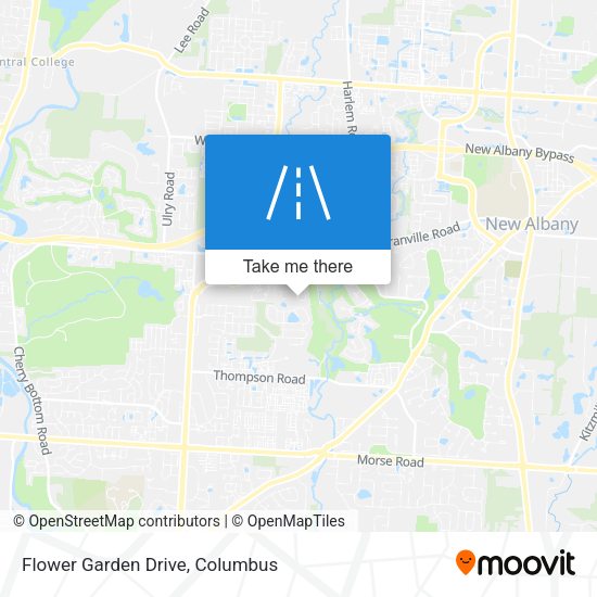 Mapa de Flower Garden Drive