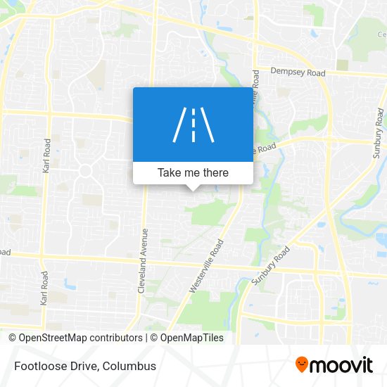 Mapa de Footloose Drive