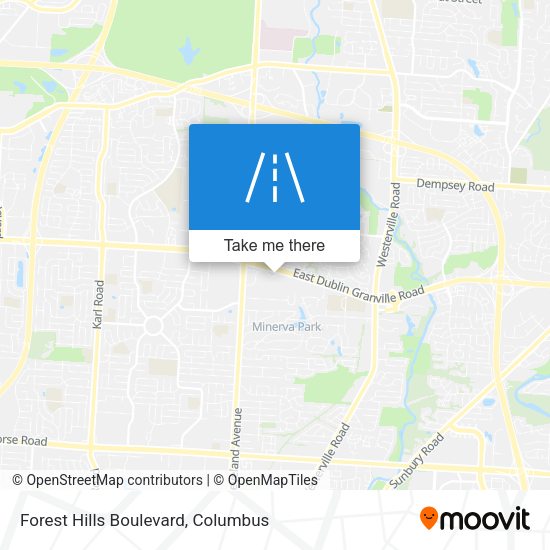 Forest Hills Boulevard map