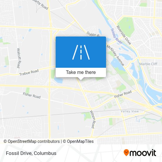 Mapa de Fossil Drive