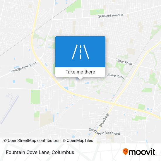 Fountain Cove Lane map