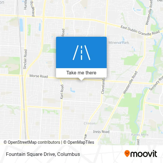 Fountain Square Drive map