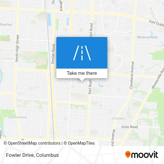 Fowler Drive map
