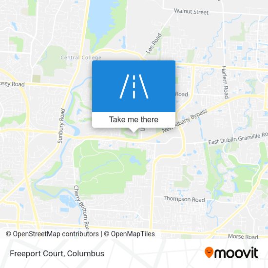 Mapa de Freeport Court