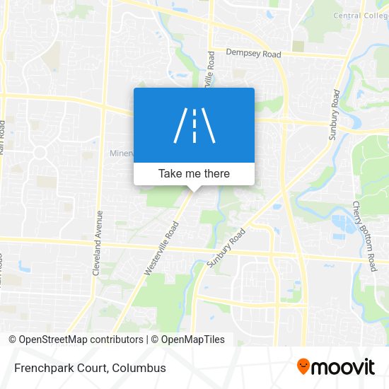 Mapa de Frenchpark Court