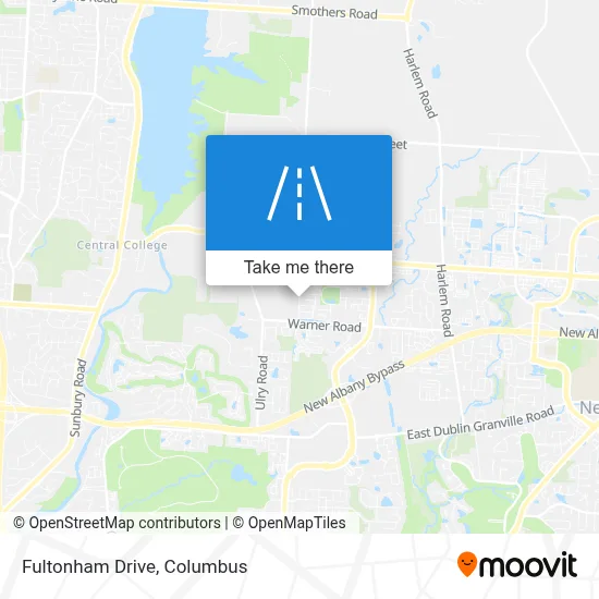 Fultonham Drive map