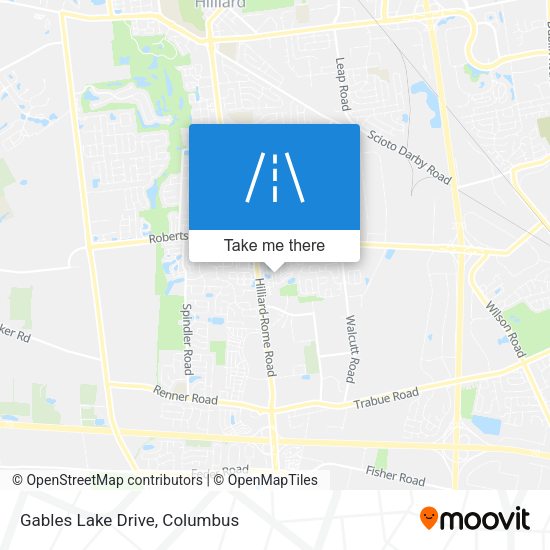 Gables Lake Drive map