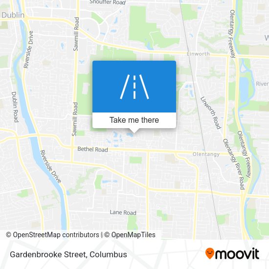 Gardenbrooke Street map