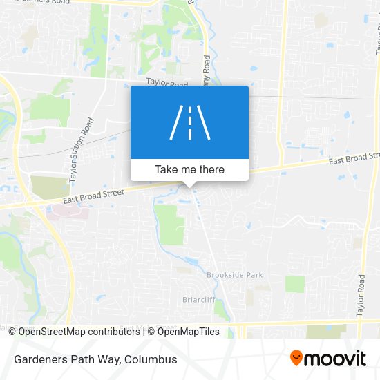 Gardeners Path Way map