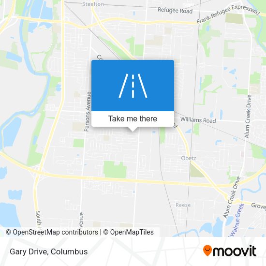 Gary Drive map