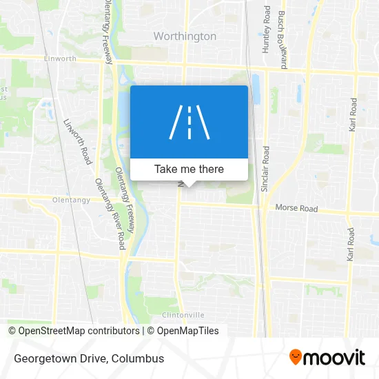 Georgetown Drive map
