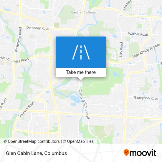 Mapa de Glen Cabin Lane
